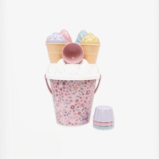 Little Dutch Σετ κουβαδάκια παραλίας Ice Cream Dreamy Mermaid Ροζ