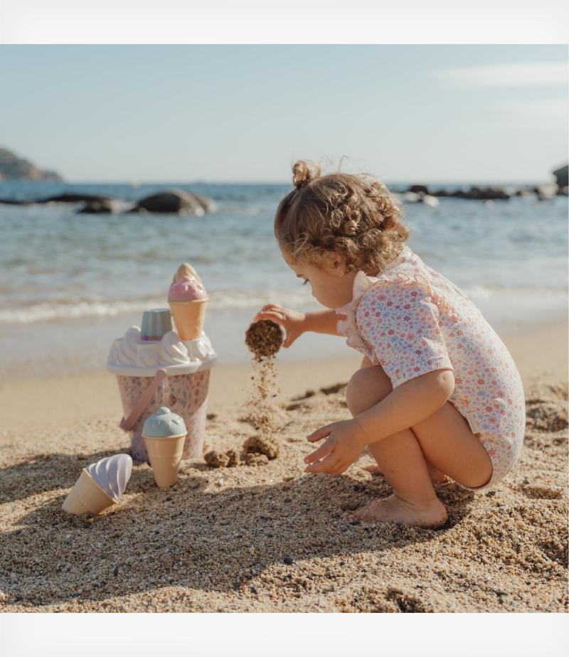 Little Dutch Σετ κουβαδάκια παραλίας Ice Cream Dreamy Mermaid Ροζ - Image 3