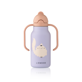 Liewood Παγούρι Θερμός Kimmie 250ml Cat Warm Lilac