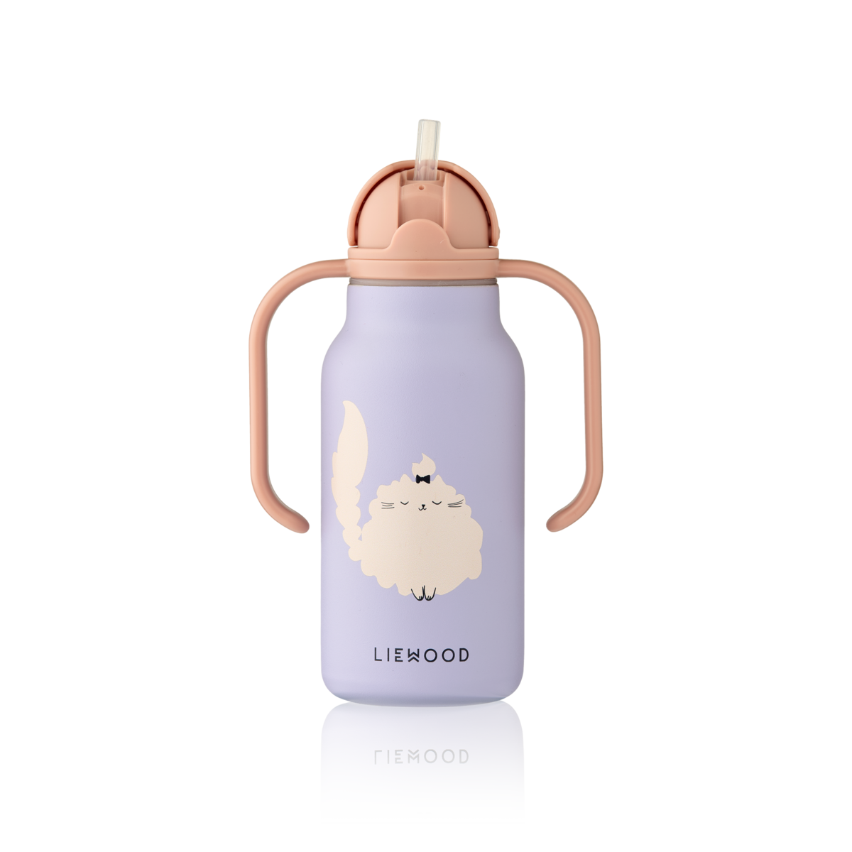 Liewood Παγούρι Θερμός Kimmie 250ml Cat Warm Lilac - Image 3