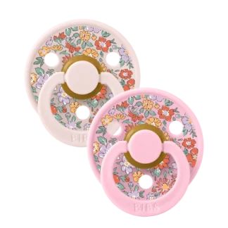Bibs Πιπίλες Καουτσούκ No2 για 6-18 μηνών Liberty Oscar Meadow Petal Mix 2τμχ