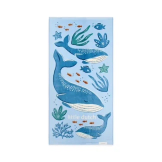 Little Dutch Πετσέτα θαλάσσης Ocean World Blue – 60×120