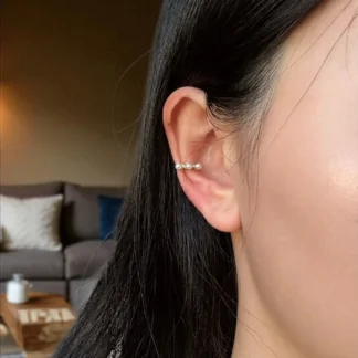 Σκουλαρίκι Ear cuff απο Ανοξείδωτο ατσάλι σετ 2 τεμάχια