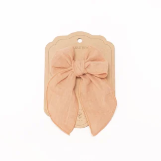 Mrs Ertha Κλιπ με φιόγκο Blush