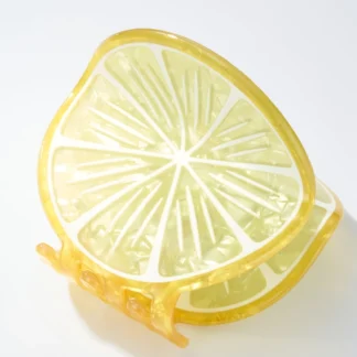 Κλαμερ μαλλιών Citrus 6 cm YH67 Κίτρινο