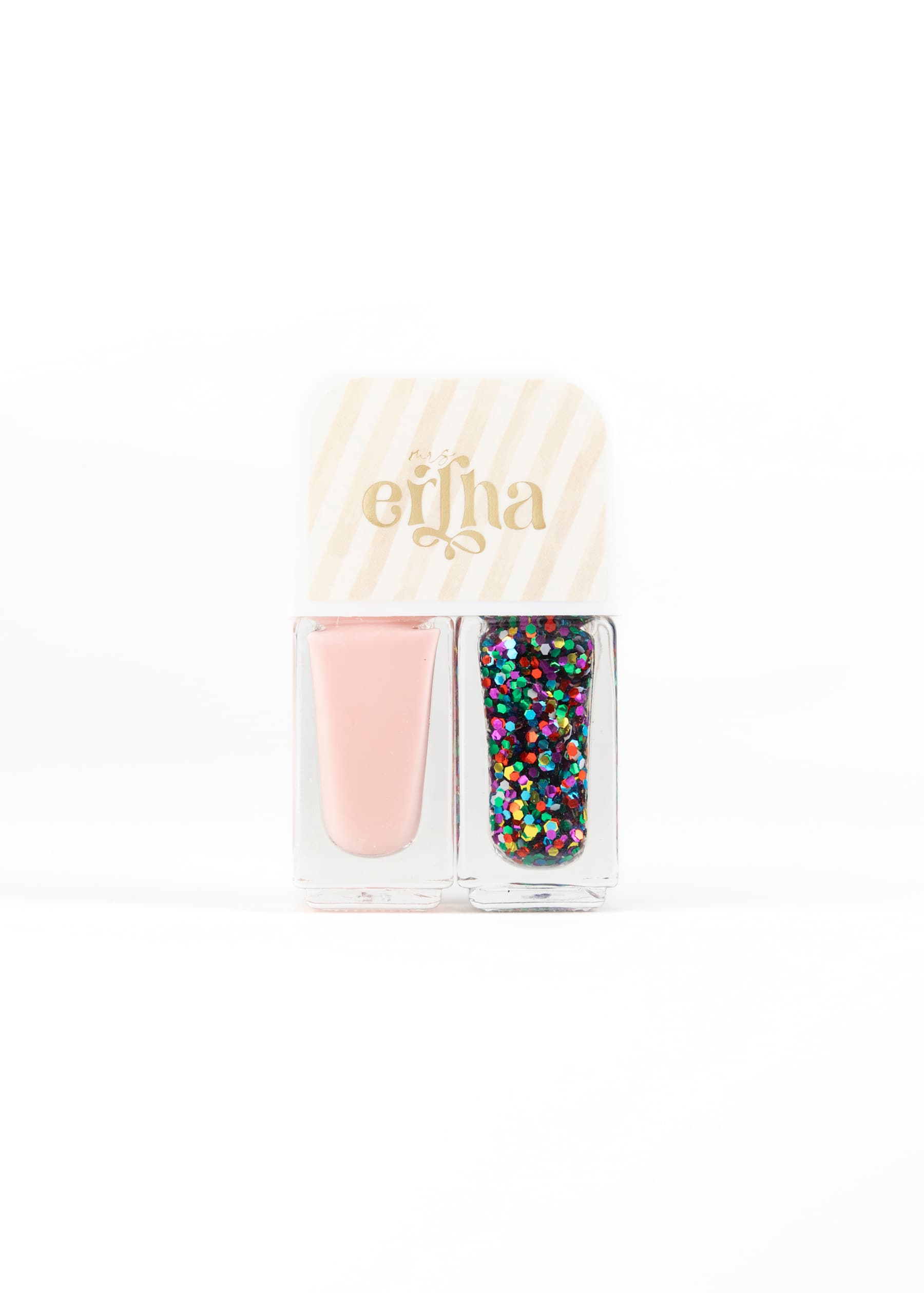 Mrs Ertha Σετ 2 Βερνίκια Νυχιών Glitter Spell - Image 2