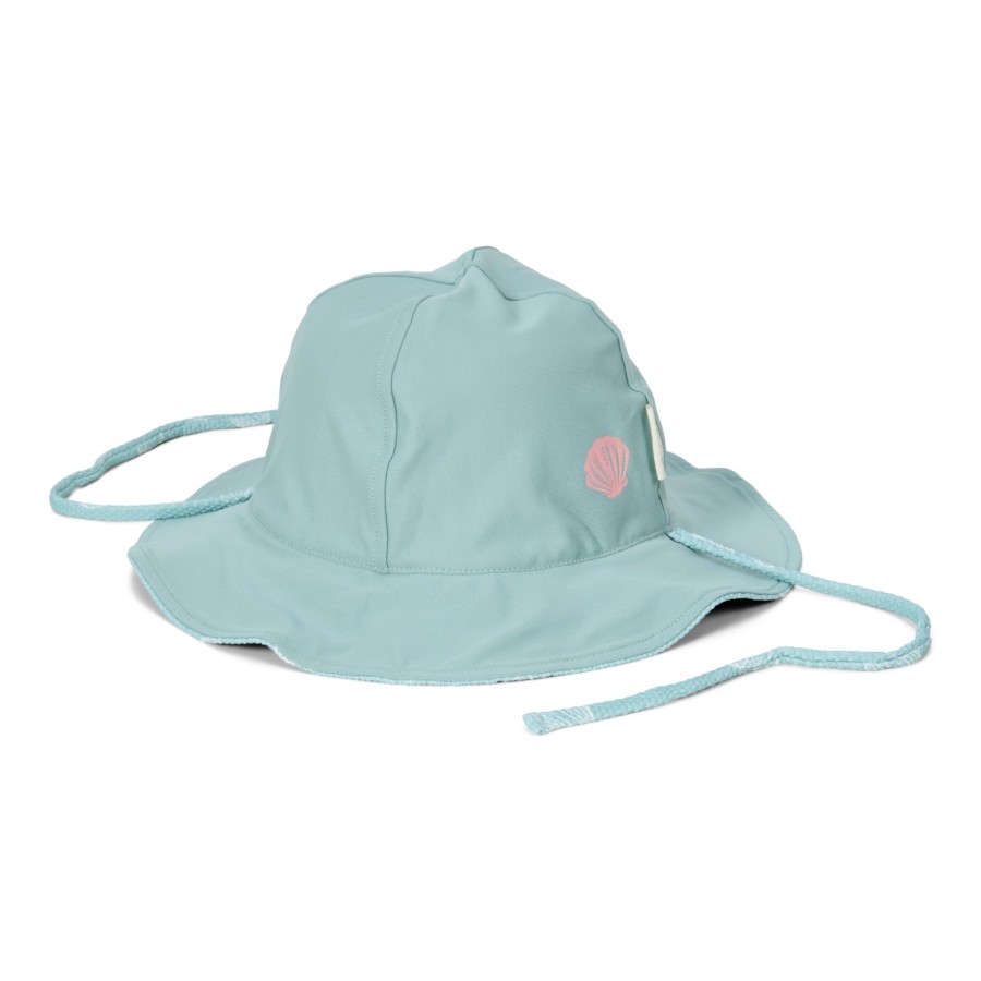 Little Dutch Παιδικό Καπέλο Ηλίου Διπλής Όψης Ocean Treasures Surf Blue - Image 2