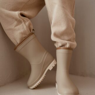 Mrs Ertha Γαλότσες Παιδικές Wellies Taupe