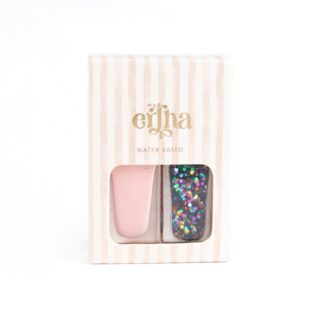 Mrs Ertha Σετ 2 Βερνίκια Νυχιών Glitter Spell