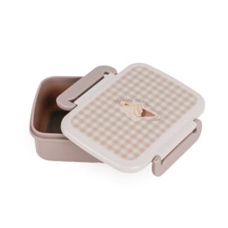 Mrs Ertha Παιδικό Δοχείο Φαγητού Πλαστικό 15 x 12 x 5εκ. Soft Squares